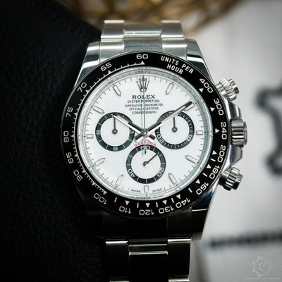 Rolex Cosmograph Daytona White Panda Dial Black Ceramic Bezel