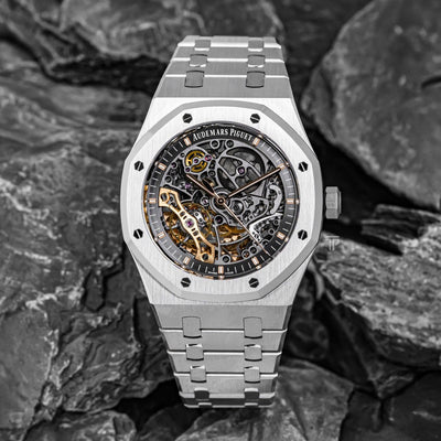Audemars Piguet Royal Oak Double Balance Wheel Openworked Silver