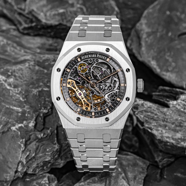 Audemars Piguet Royal Oak Double Balance Wheel Openworked Silver