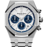 Audemars Piguet Royal Oak Chronograph 41 White Dial Blue Sub-Dials