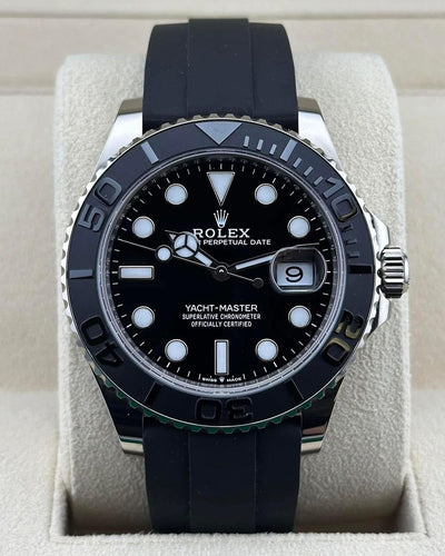 Rolex Yacht-Master 40 Rolesor Black Dial Oysterflex