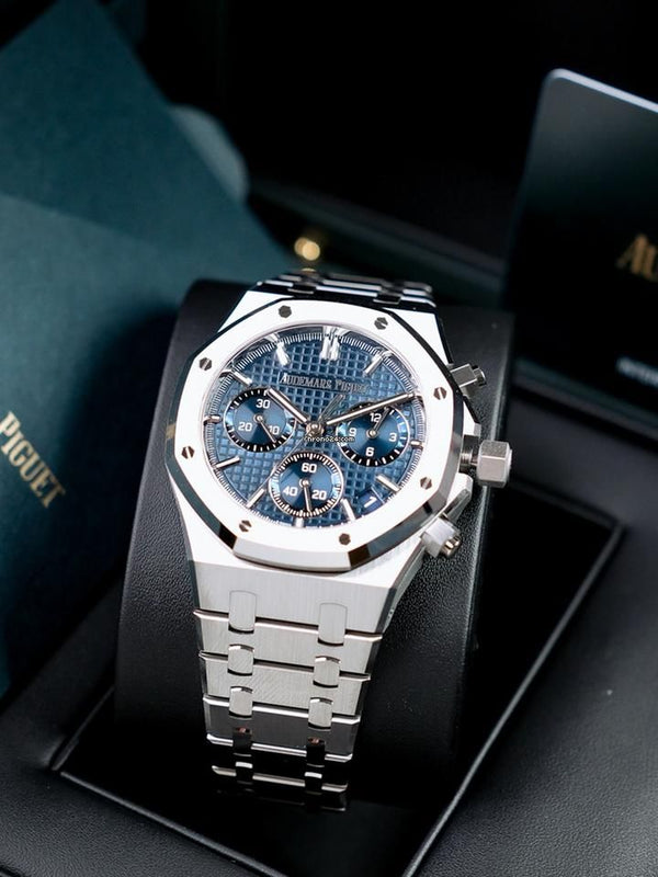 Audemars Piguet Royal Oak 41 Dark Navy Blue Tapisserie Dial