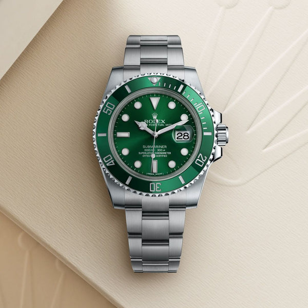 Rolex Submariner Date Green Cerachrom Bezel Oystersteel