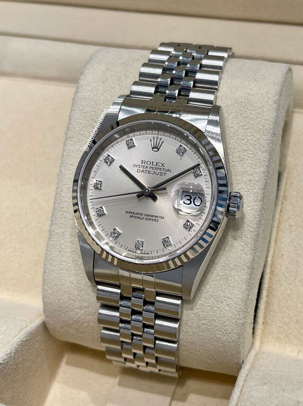 Rolex Datejust 41 Silver Dial Fluted Bezel Jubilee