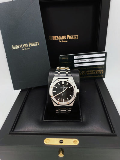 Audemars Piguet Royal Oak 41 Black Grande Tapisserie Dial