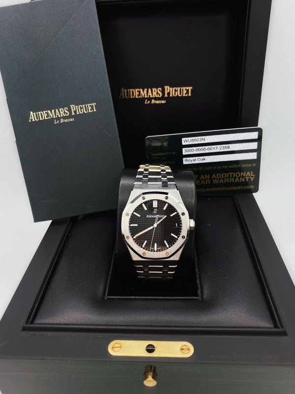 Audemars Piguet Royal Oak 41 Black Grande Tapisserie Dial