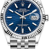 Rolex Datejust 41 Blue Motif Dial Jubilee