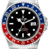 Rolex GMT-Master II Pepsi Red Blue Bezel Black Dial Jubilee