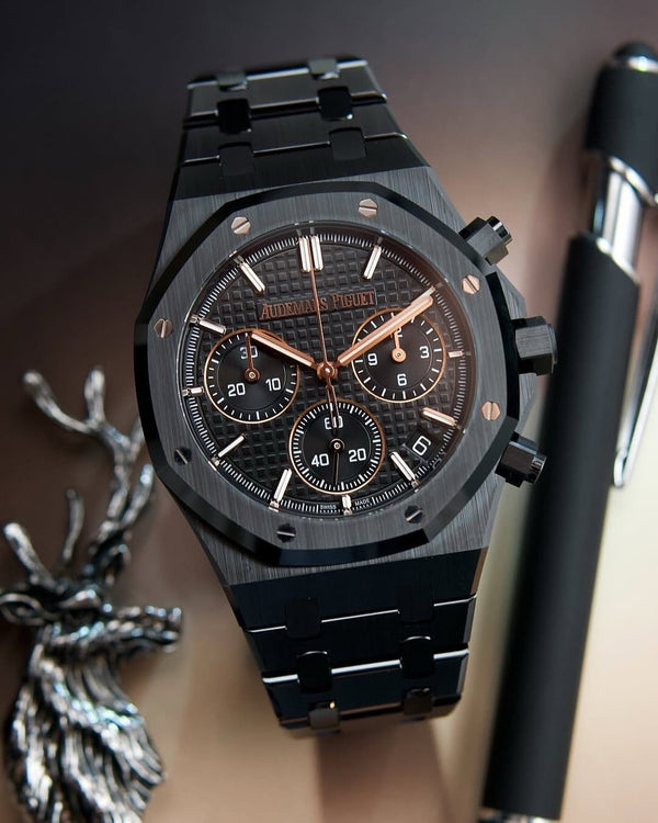 Audemars Piguet Royal Oak 41 Black Ceramic Case and Bracelet
