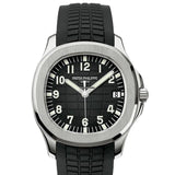Patek Philippe Aquanaut 5168G Black Dial Black Rubber Strap