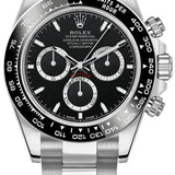 Rolex Cosmograph Daytona Black Dial Black Ceramic Bezel Oysterflex