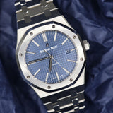 Audemars Piguet Royal Oak 41 Blue Grande Tapisserie Dial