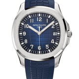 Patek Philippe Aquanaut 5168G Blue Dial Blue Rubber Strap