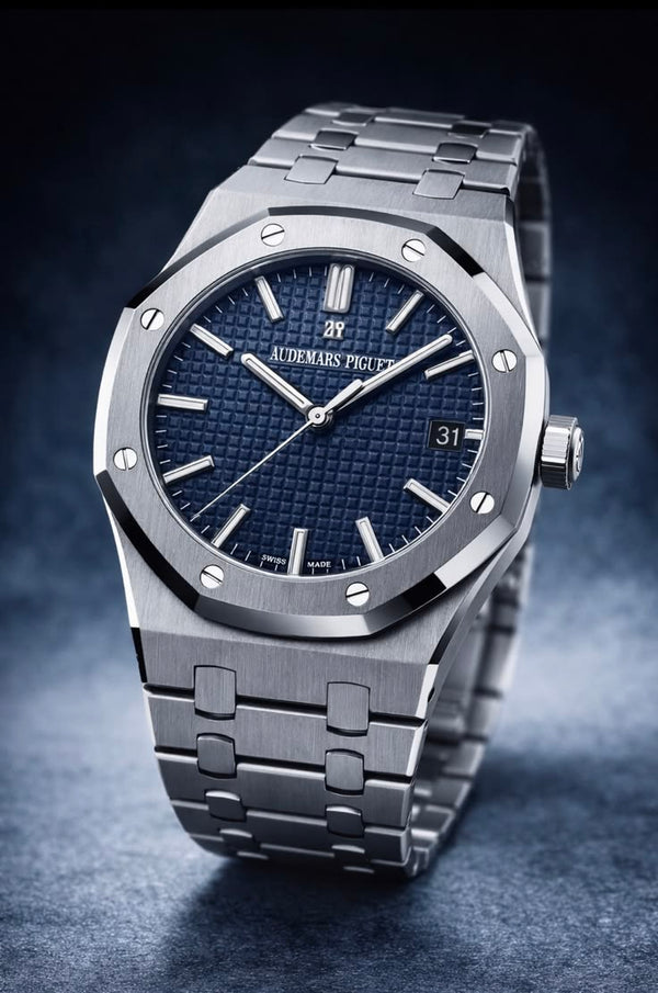 Audemars Piguet Royal Oak Chronograph 41 Blue Dial Steel Bracelet